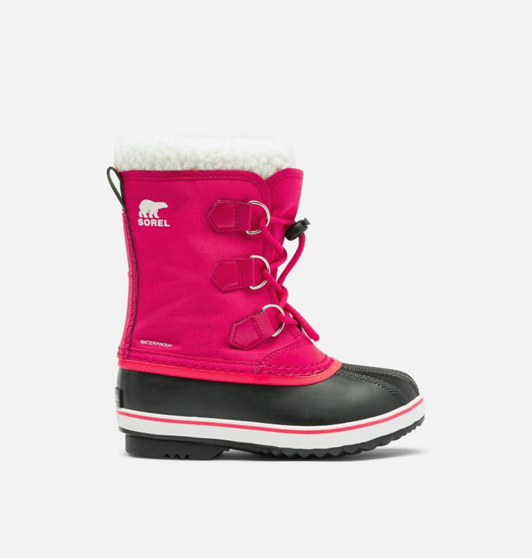 Sorel Çocuk Childrens Yoot Pac™ Nylon - Kar Botu Pembe/Siyah - 452-NMYGOX